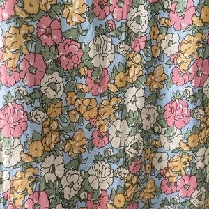 Bohemian flower hi low mini dress